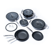 Set de vase de gătit din fontă subțire - 8 piese