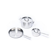 Set practic din oțel inoxidabil stratificat - 3 piese