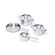 Set gazdă din oțel inoxidabil stratificat - 4 piese